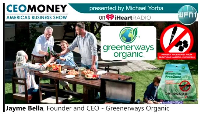 Greenerways CEO Jayme Bella Featured on WFN1's CEO Money!