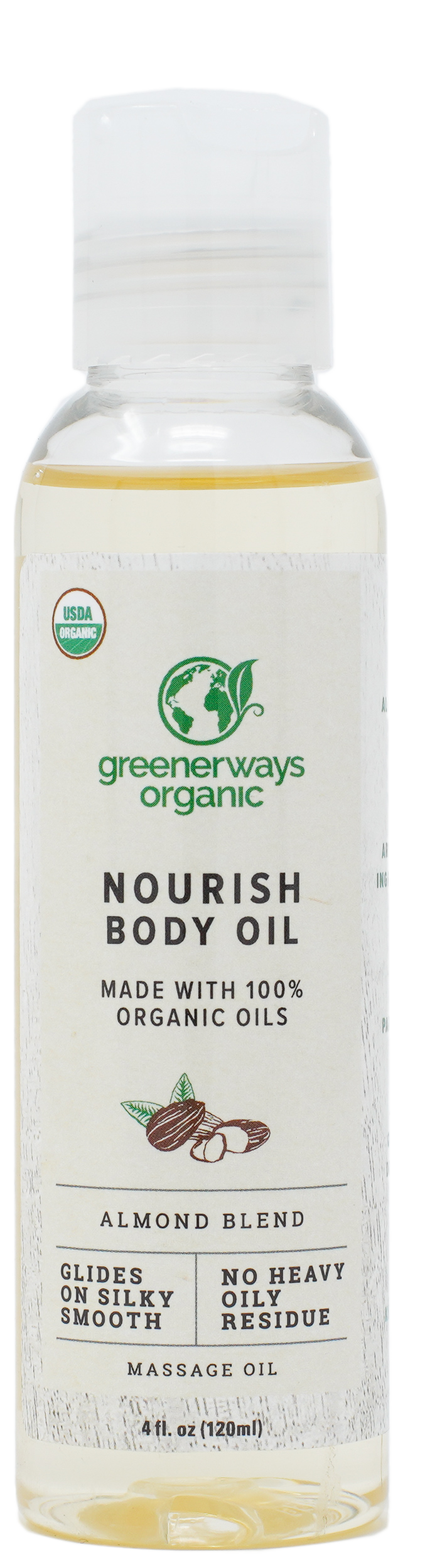 Greenerways Organic Nourish Body Oil (4oz)